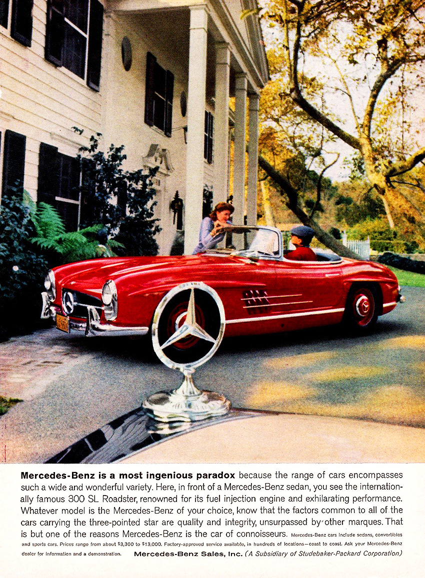 1959 Mercedes Auto Advertising